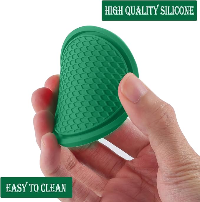 SINGARO Car Cup Coaster, 4PCS Universal Non-Slip Cup Holders Embedded in Ornaments Coaster, Car Interior Accessories, Green