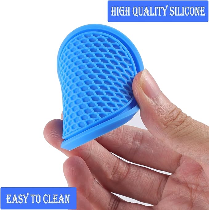 SINGARO Car Cup Coaster, 4PCS Universal Non-Slip Cup Holders Embedded in Ornaments Coaster, Car Interior Accessories, Blue