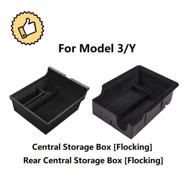 Car Central Storage Center Console Organizer Tray Box Organizer Container Flocking Storage  Organizer Rear Seat Center Storage Box Tray Organizer Container Center Console Organizer Tray Interior Accessories Case Holder Car Interior Accessories