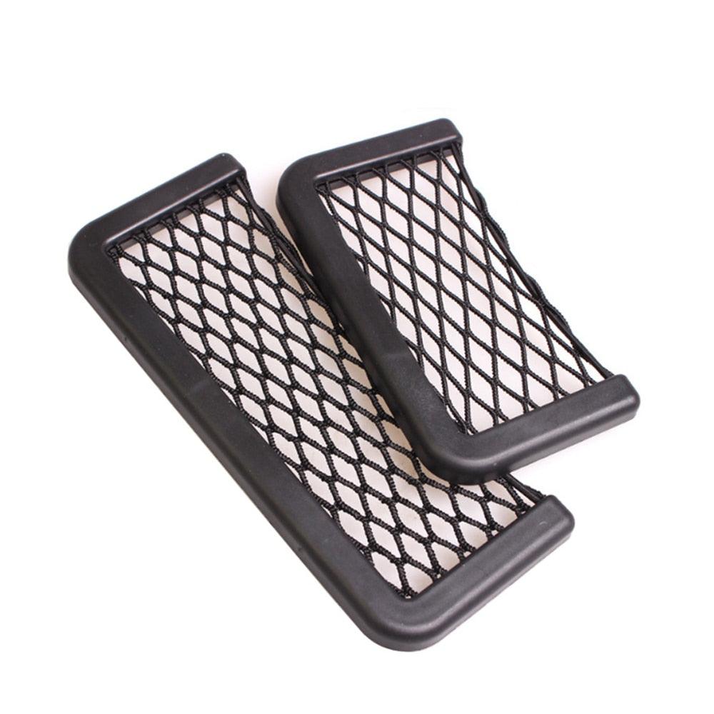 Car Net Bag Phone Holder Storage Pocket Organizer Car Storage Net Black Seat Side Back Storage Net Bag, Universal Car Interior Accessories For Trunk Holder Pocket Organizer For Phones Charge Car Accessories