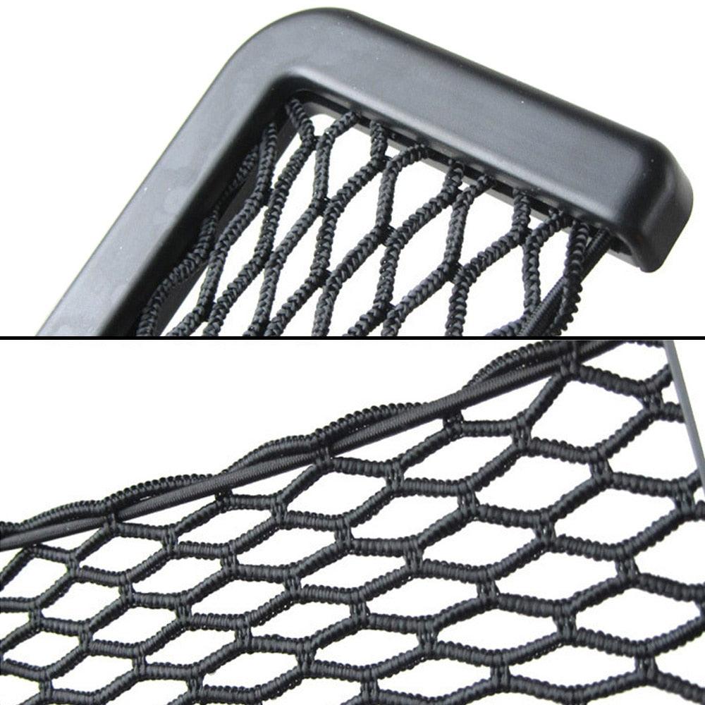 Car Net Bag Phone Holder Storage Pocket Organizer Car Storage Net Black Seat Side Back Storage Net Bag, Universal Car Interior Accessories For Trunk Holder Pocket Organizer For Phones Charge Car Accessories